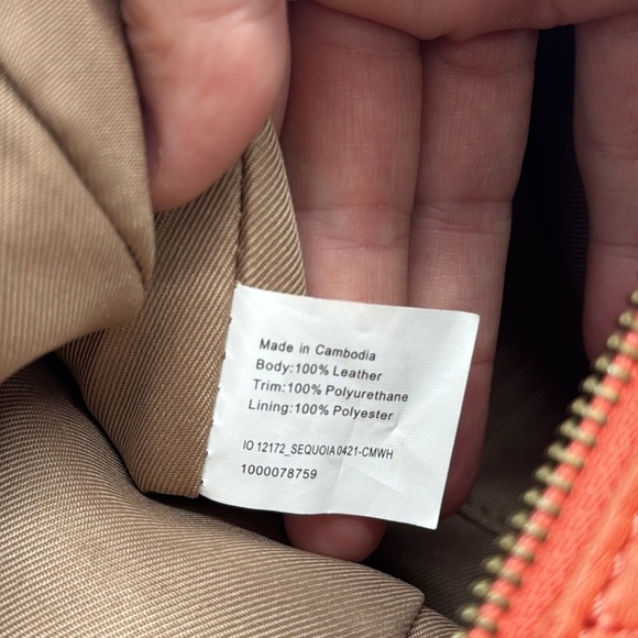 “The SAK” Orange‎ Color Hobo Bag - Picture 8 of 14